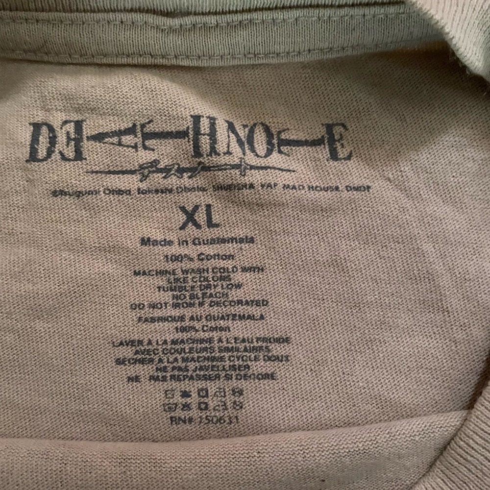 Death Note Graphic Crop Tee - XL - Picture 4 of 5